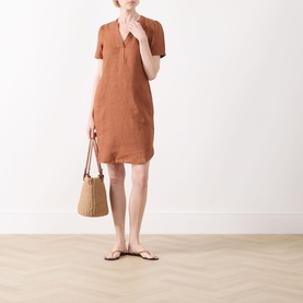 Aminase Linen Dress