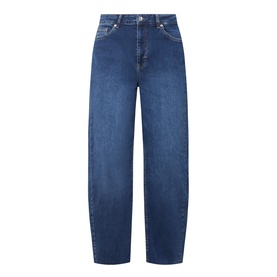 Adelena Mid-Rise Straight Leg Jeans