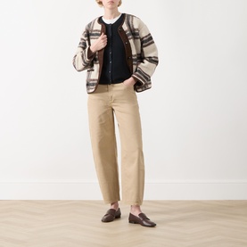 Adelena Mid-Rise Straight Leg Jeans