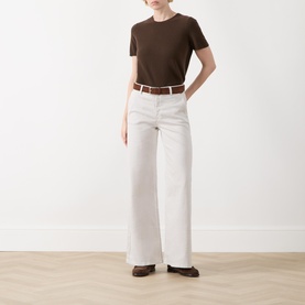 Adelena Mid-Rise Straight Leg Jeans