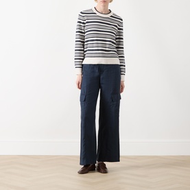 Anez Striped Knitted Sweater