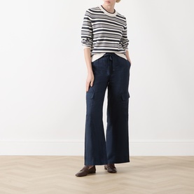 Anez Striped Knitted Sweater