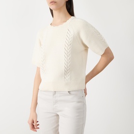 Anisette Pointelle Sweater