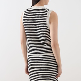 Brooki Striped Knitted Vest