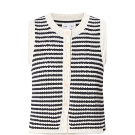 Brooki Striped Knitted Vest