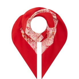 Phi Printed Square Scarf