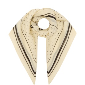 Phi Dotted Square Scarf