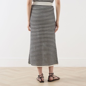Berdy Striped Knitted Skirt