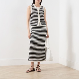 Berdy Striped Knitted Skirt