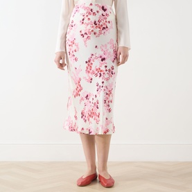 Laurina Shadow Floral Skirt