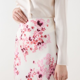 Laurina Shadow Floral Skirt