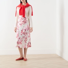 Laurina Shadow Floral Skirt