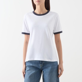 Angelita Contrast Trim T-Shirt