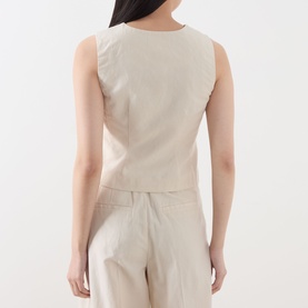 Bennita Single-Breasted Waistcoat