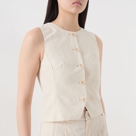 Bennita Single-Breasted Waistcoat