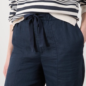 Atena Linen Utility Straight Leg Trousers