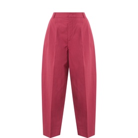 Beatriz Cropped Tapered-Leg Trousers