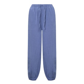 Betana Linen Wide-Leg Trousers