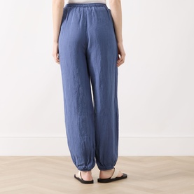 Betana Linen Wide-Leg Trousers