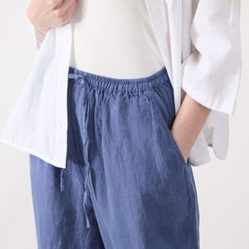Betana Linen Wide-Leg Trousers