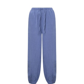 Betana Linen Wide-Leg Trousers