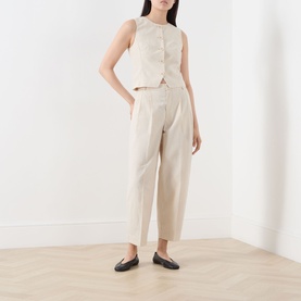 Beatriz Cropped Tapered-Leg Trousers