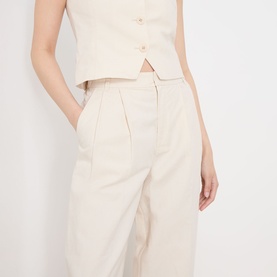 Beatriz Cropped Tapered-Leg Trousers