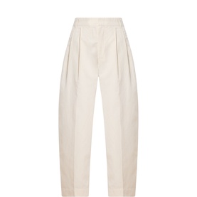 Beatriz Cropped Tapered-Leg Trousers