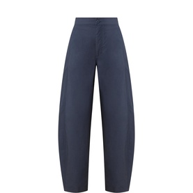 Atimas Mid-Rise Barrel Leg Trousers