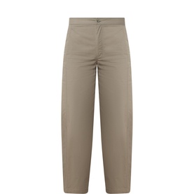 Atimas Mid-Rise Barrel Leg Trousers