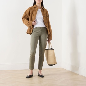 Soffys Slim-Leg Cropped Trousers