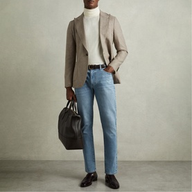 Picton Mid-Rise Slim Leg Jeans