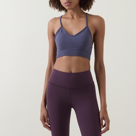 Soft Ribbed Sports Bra