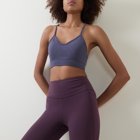 Soft Ribbed Sports Bra