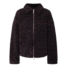 Plush Collared Fleece Jacket