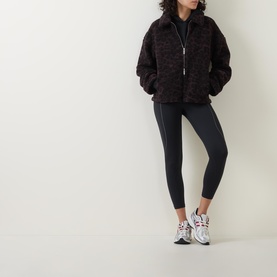 Plush Collared Fleece Jacket