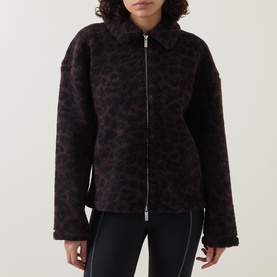 Plush Collared Fleece Jacket