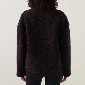 Plush Collared Fleece Jacket