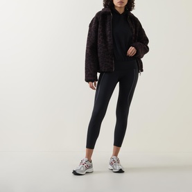 Plush Collared Fleece Jacket