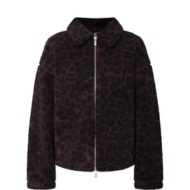 Plush Collared Fleece Jacket