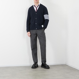 Four Bar Knit Cardigan