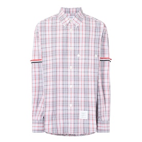 Logo Check Print Shirt