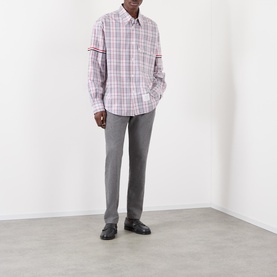 Logo Check Print Shirt