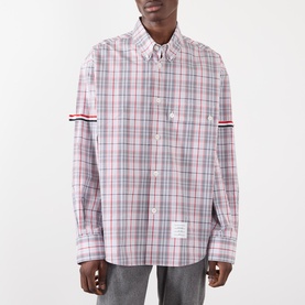 Logo Check Print Shirt