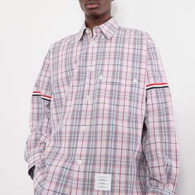 Logo Check Print Shirt