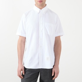 Logo Patch Casual Shirt
