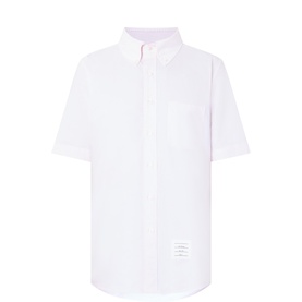 Logo Patch Casual Shirt