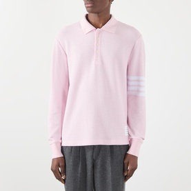 Logo Long-Sleeved Polo Shirt