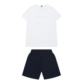 Logo T-Shirt & Shorts Two-Piece Set