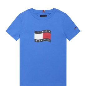 Wavy Flag Logo T-Shirt